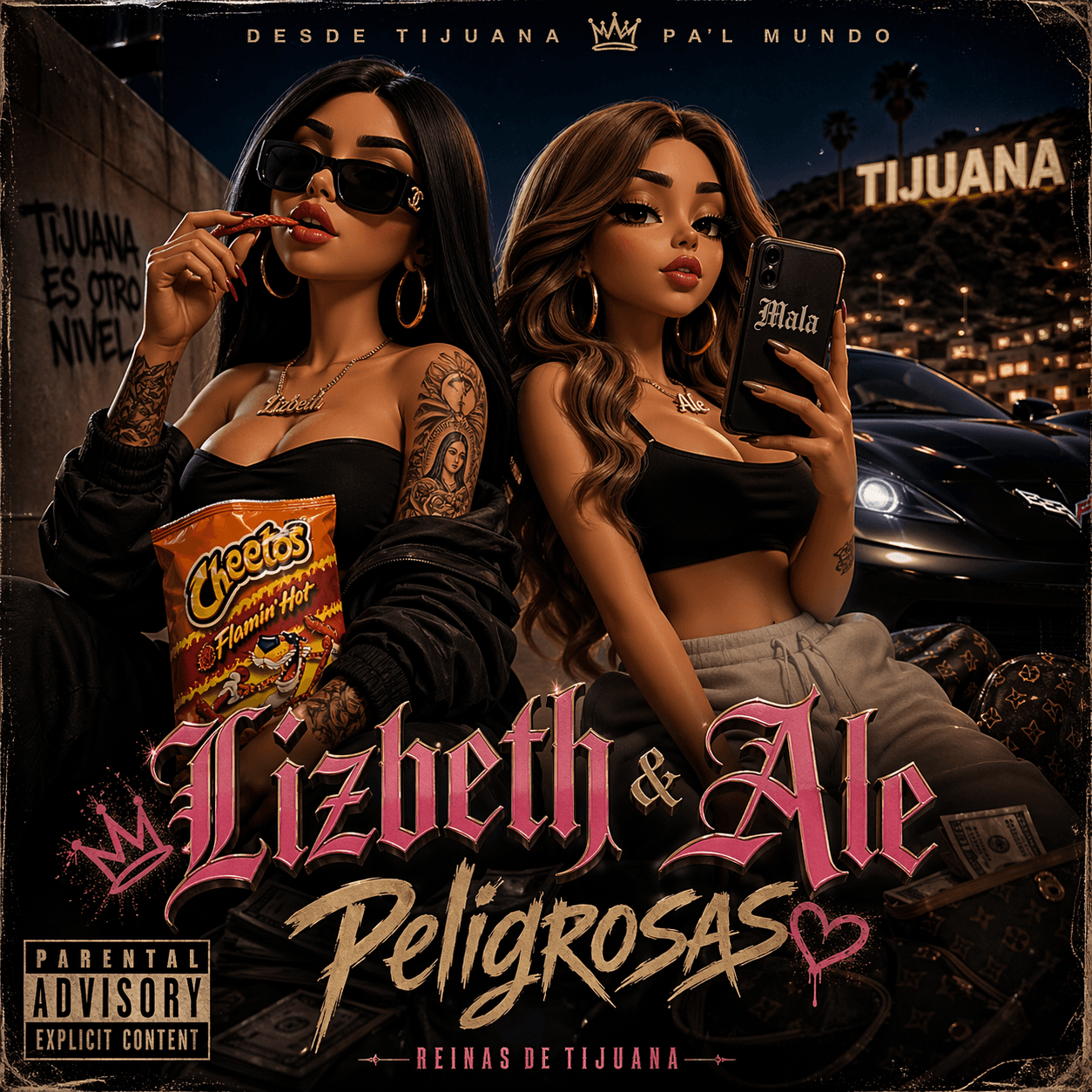 Las Dos de Tijuana album cover